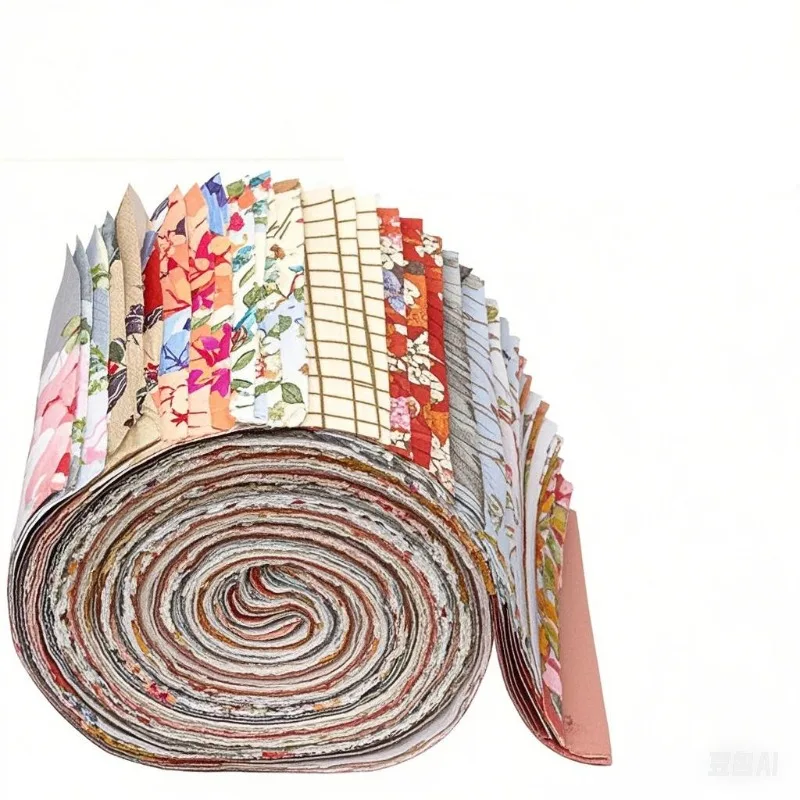 Cotton Parquet Jelly Roll Fabric for Sewing and DIY Projects