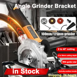 Angle Grinder To Cutter Support Set Adjustable Hand Angle Grinder Converter To Cutter Bracket Tool for 100-125 Angle Grinder