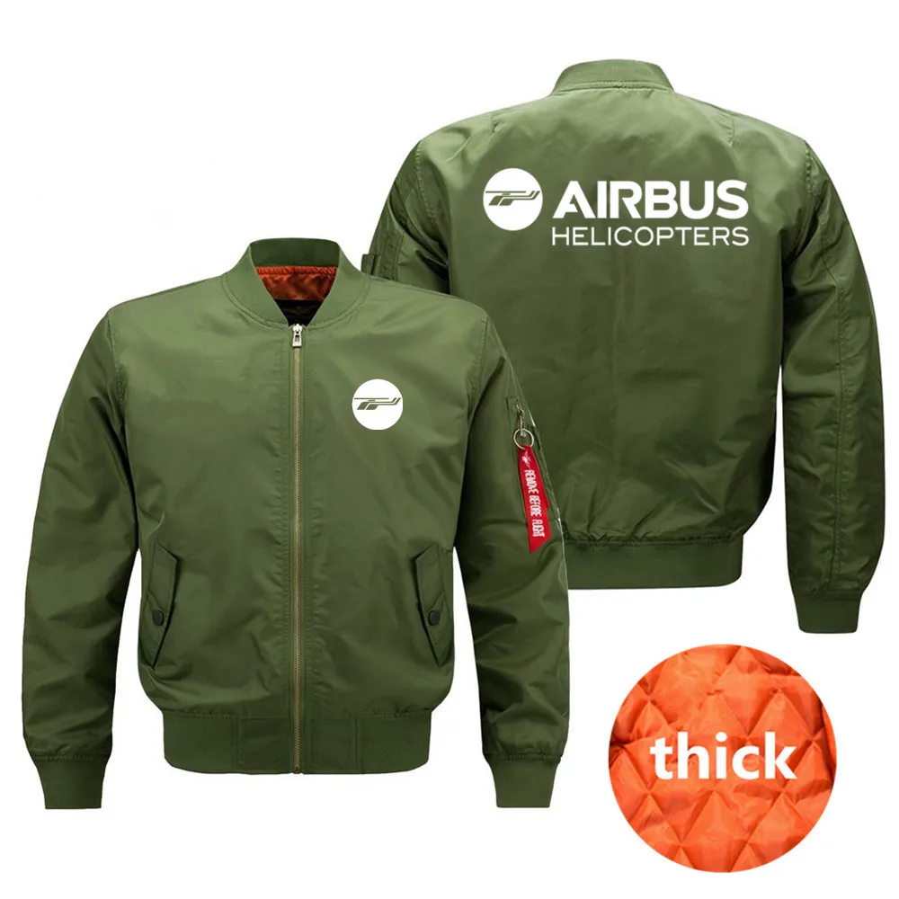 Outdoor Military Airbus Helicopter Aviation Pilots Ma1 Bomber Flight Jacket Coats for Men Streetwear Casual Baseball Jacket 6