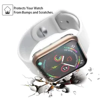 Protecteur d'écran en TPU pour Apple Watch, boîtier Ultra 2, 49mm, 41mm, 44MM, 40MM, 42mm, accessoires pour iWatch série 9 8 7 SE 6 5