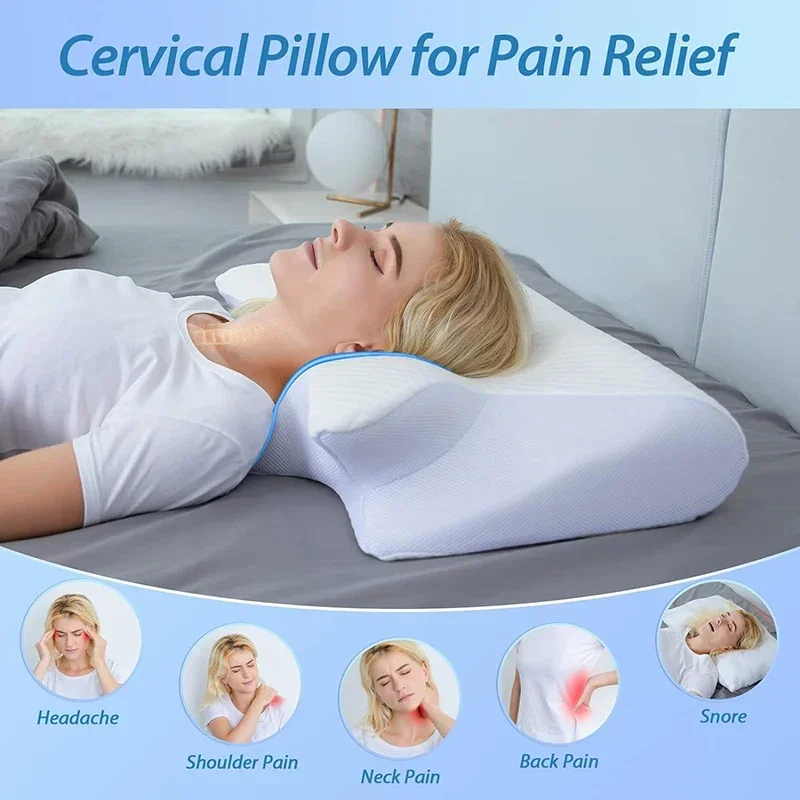 Hot-quality Memory Foam Protection Slow Rebound Pressure Reduction Butterfly Pil