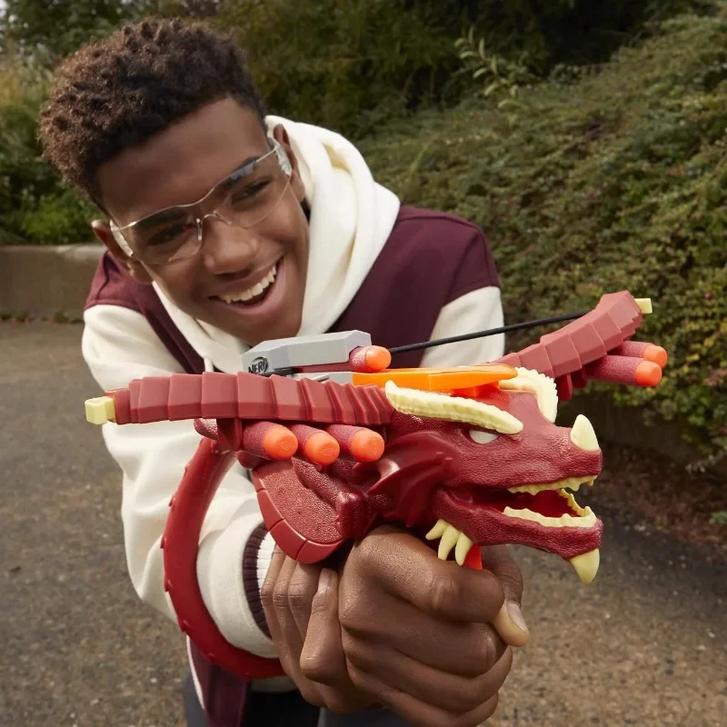 Hasbro Heat Nerf D&D Themberchaud Dragon and Dungeon Rogue Honor Red Dragon Crossbow Christmas Gift 5