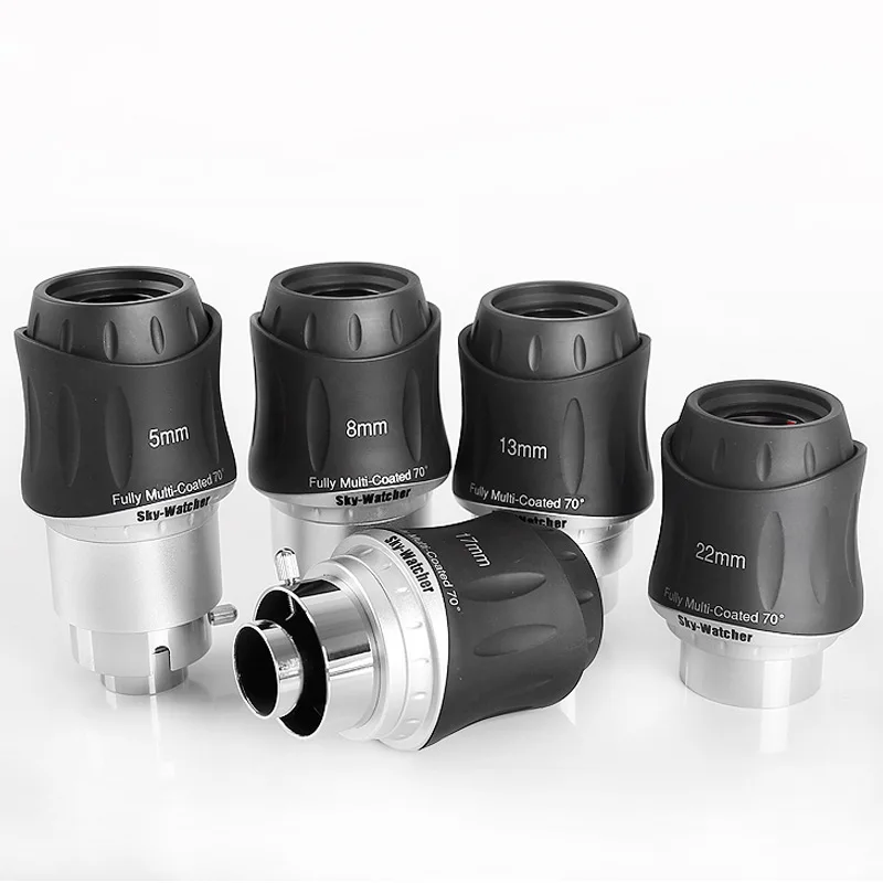Sky-Watcher Ultra-Wide Fully Multi-Coated 70° 5mm 8mm 13mm 17mm 22mm Telescope Eyepieces With 1,25" / 2" Dual Fit