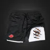 Fitness Shorts Men Double Layer Sports Breathable Shorts 2-in-1 Quick-Drying Training Shorts Outdoor Cycling Jogging Pants S-2XL 1
