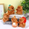 PP Cotton Capybara Plush Keychain Soft Plush Anime Capibara Pendant Cartoon Anime Capybara Capybara Plush Keyring Kid Girl Boy 3