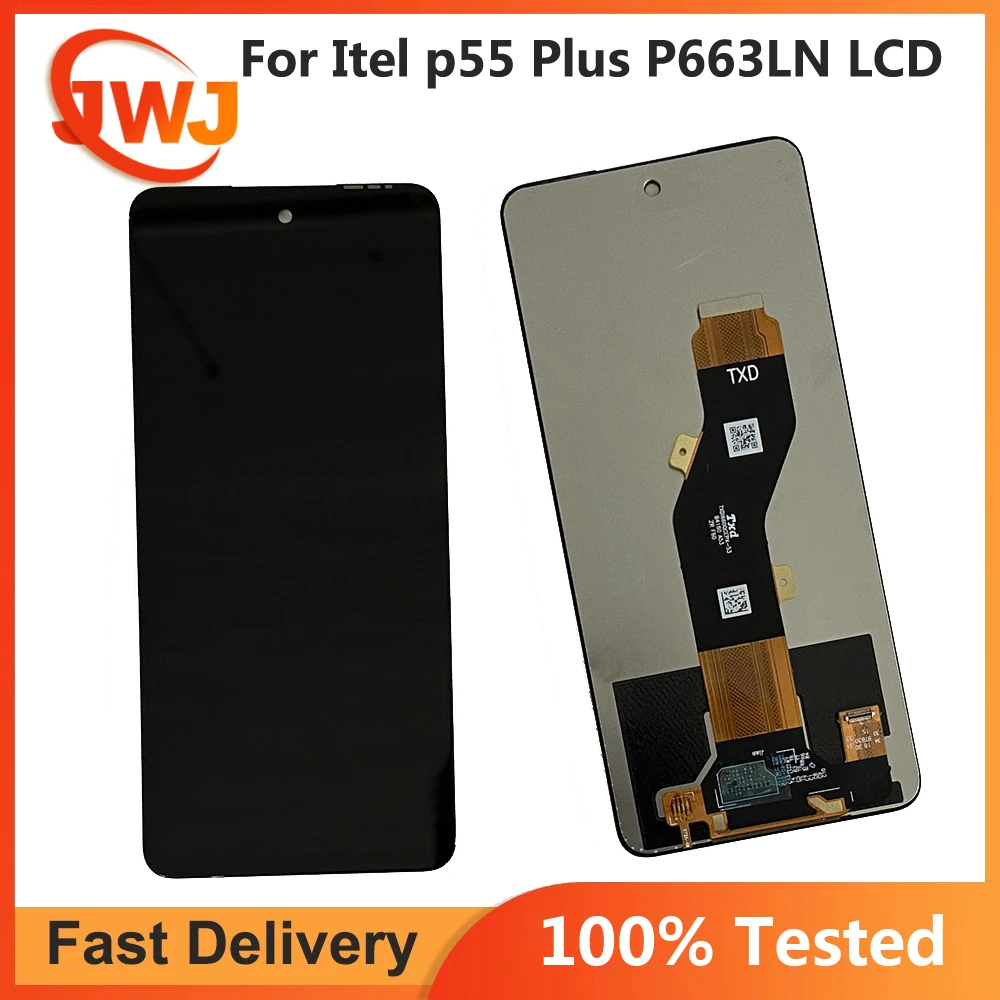 

For Itel P55 Plus P663L LCD Screen Display And Touch Screen Glass Panel Assembly Itel P55+ P663LN LCD Complete Replacement Parts