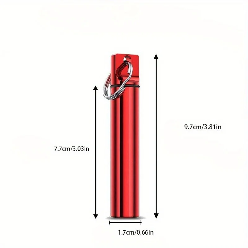 2pcs Portable Toothpicks Holder, Toothpicks Pocket Case with Keychain for Outdoor Picnic and Camping Trave