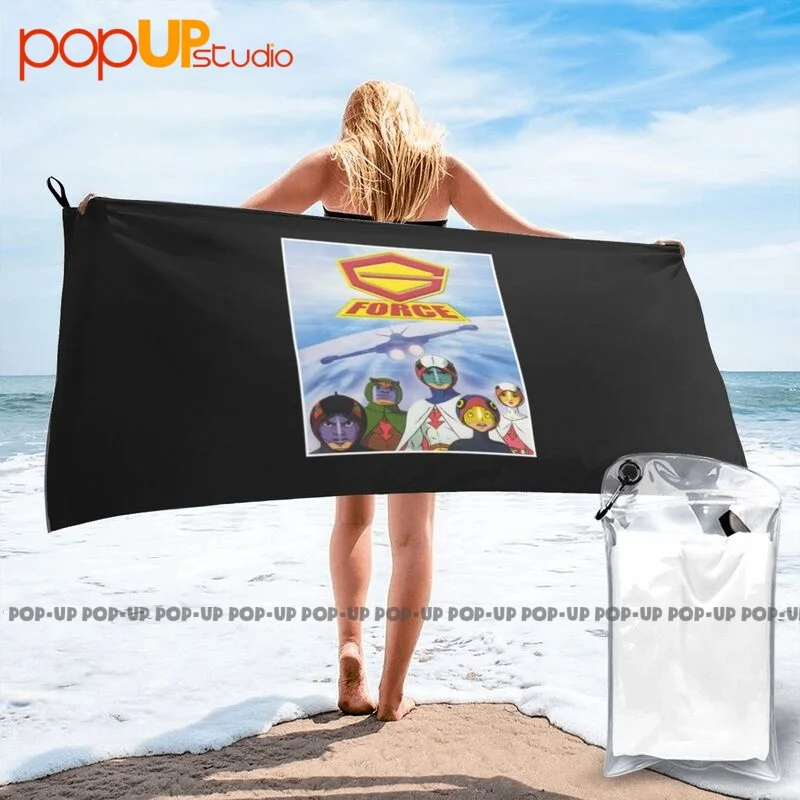 G Force Gatchaman Battle Of The Planets Quick Dry Towel Soft Outdoor Beach Towel Good Quality