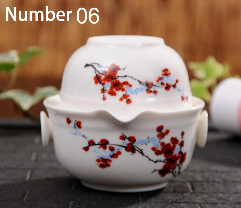Ceramics Tea set Include 1 Pot 1 Cup Gaiwan Teapot Kettle Kung fu teaset