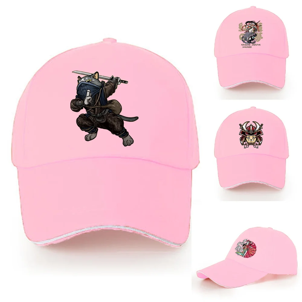 

Fashion Autumn Cotton Baseball Cap Ladies Men's Travel Visors Hats Summer Adjustable Outdoor Sports Unisex Series Print Sun Hat