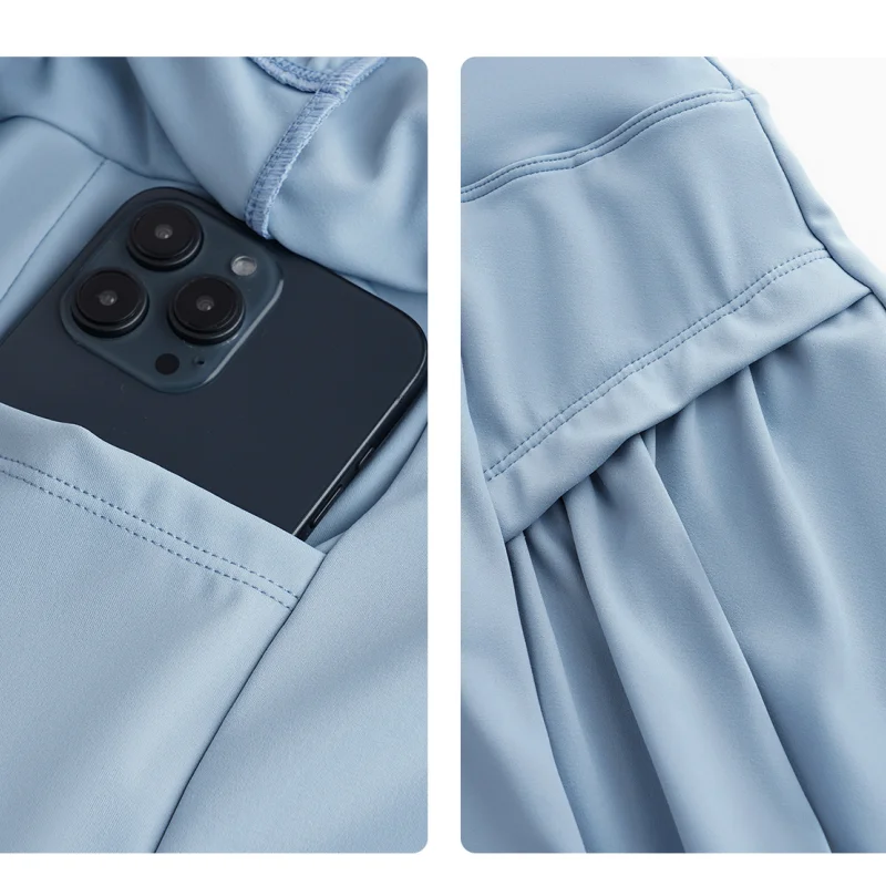 รูปสินค้า ชุดกีฬาผู้หญิง 2 ชิ้น กระโปรงเทนนิส Skort ฤดูร้อน 2025