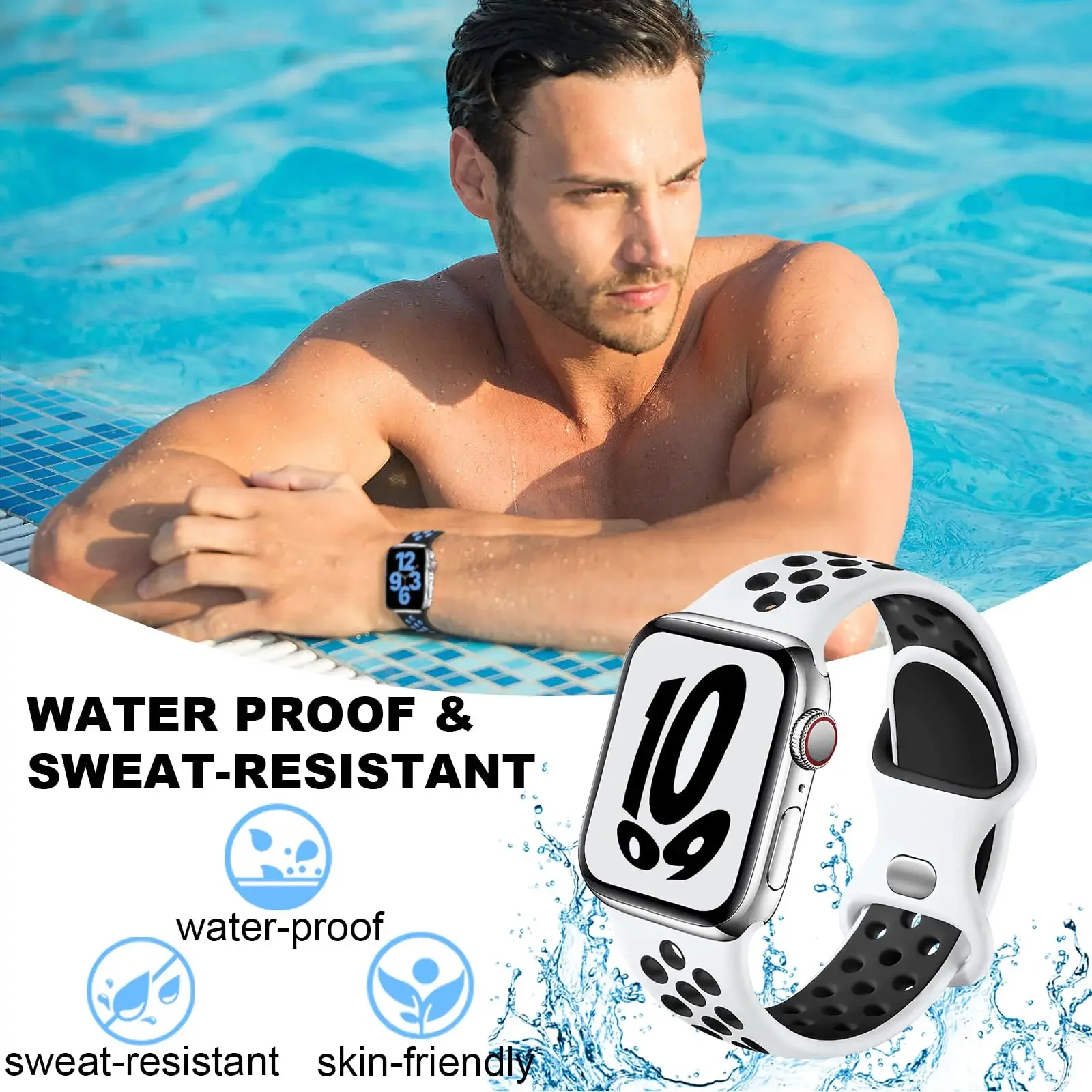 Enhanced Silicone Sport Strap