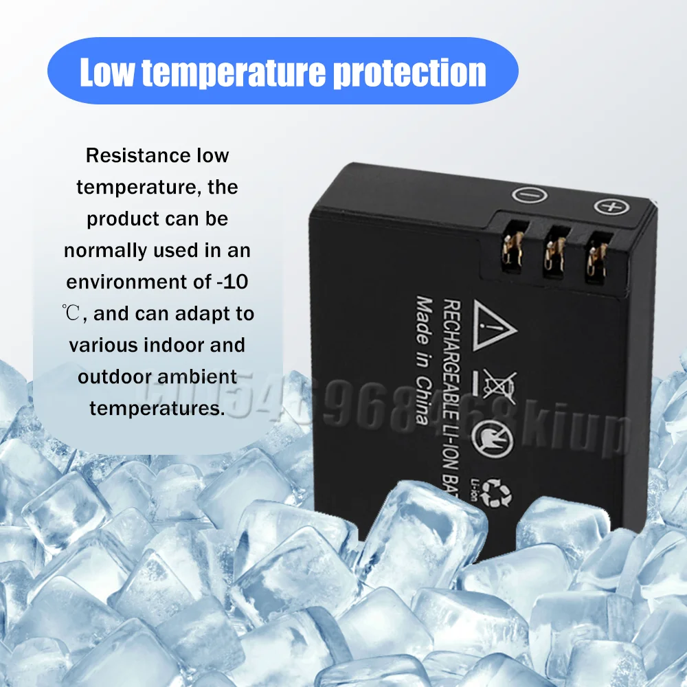 3.7v 900mah Rechargeable Lithium Battery For Sjcam Sj4000 Sj5000 Sj6000