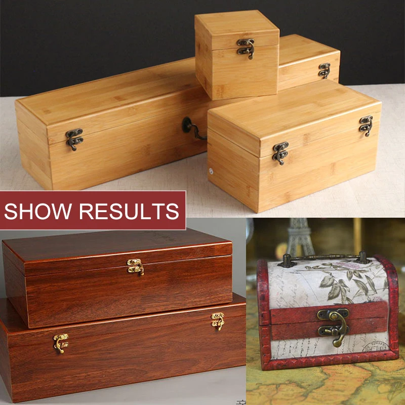 Jewelry Chest Hasp Gift Wine Wooden Box Case Toggle Leather Bag Handbag Suitcase Hook Lock Closure 29*33mm with Screw