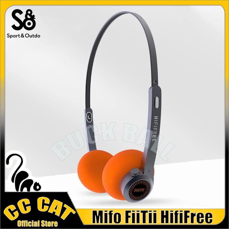 

Mifo Hififree Wireless Bluetooth Headphone Light Weight Over Ear Earphones With 32G Memory Low Latency Noise Reduction Headset