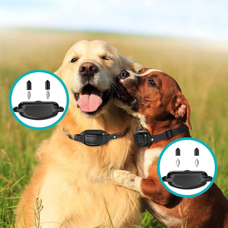 Dog Training Collar with Remote 1000Ft Electric Shock Bark Stopper Device for for Small Dogs 5-110lbs & Medium Dogs Waterproof