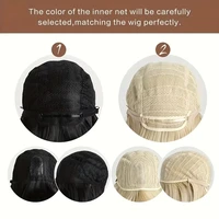 Perruque synthétique mode 26 pouces - cheveux longs et raides noirs - cheveux cosplay Halloween - perruque quotidienne - accessoire cheveux haute température 6