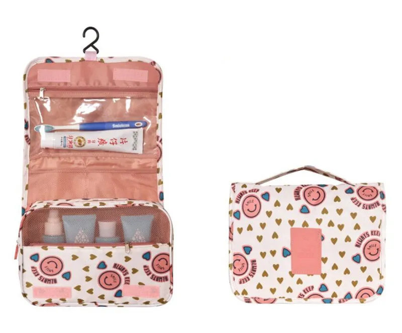 Nylon Hook Up Cosmetic Bag Women Travel Toiletries Storage Bag High Quality Waterproof Makeup Pouch Ladies Make-up Beauty Bag Nylon Hook Up Cosmetic Bag Women Travel Toiletries Storage Bag High Quality Waterproof Makeup Pouch Ladies Make-up Beauty Bag