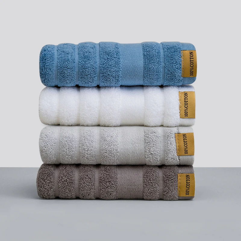 Thick cotton bath towel Household bathroom adult men and women universal soft absorbent washing hair shower towel bathroom hotel bath towels cotton towel
