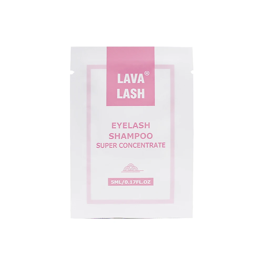 5ml Eyelash Extension Shampoo Eyelid Foaming Cleanser，Wash for Extensions and Natural Lashes，Mascara Remover 5