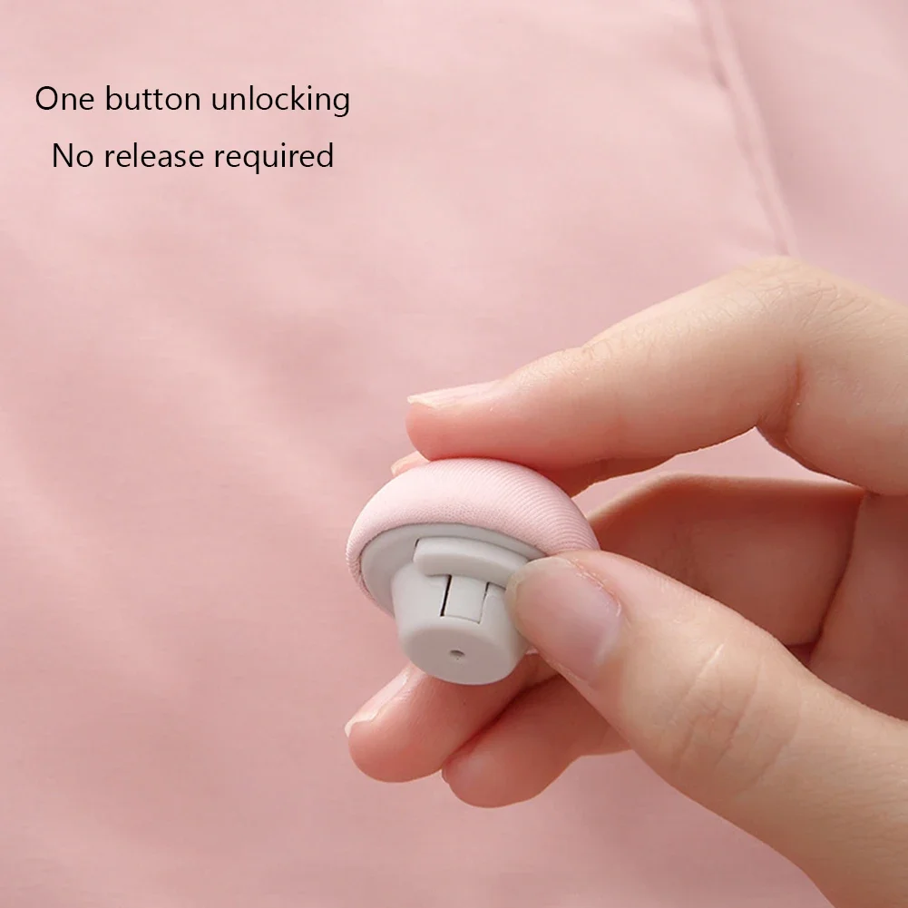 Bed Sheet Clips 4-12PCS Quilt Clip One Button Unlock Duvet Cover Fastener Anti Slip Quilt Holder Blanket Buckles