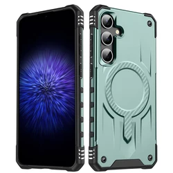 Armor Shockproof Magnetic Phone Case with Enhanced Protection - Galaxy A36 (Light green)