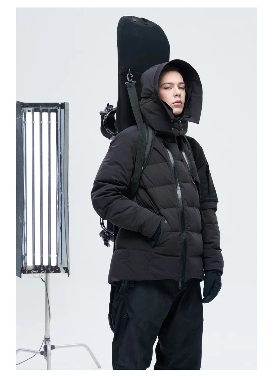 Reindee Lusion 21aw all weather multiform ski down jacket hidden chest molle detachable hood techwear outdoor