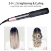 Professional Electric Hair Straightener And Curler 2-in-1 Ceramic Hair Styling Tools with Aluminum Alloy Temperature Control 2