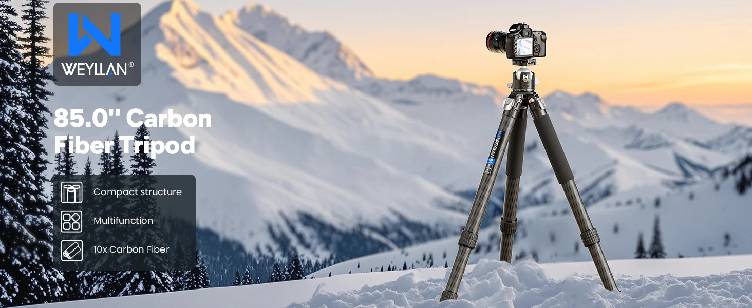GX9 Professional Heavy Duty Camera Tripod Ultra Stable Top Level Birdwatching Ca