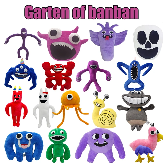 Garten Of Banban Plush, Cartoon Horror Game Garten Of Banban Pelúcia  Brinquedo Pelúcia Presentes Ovos de Páscoa