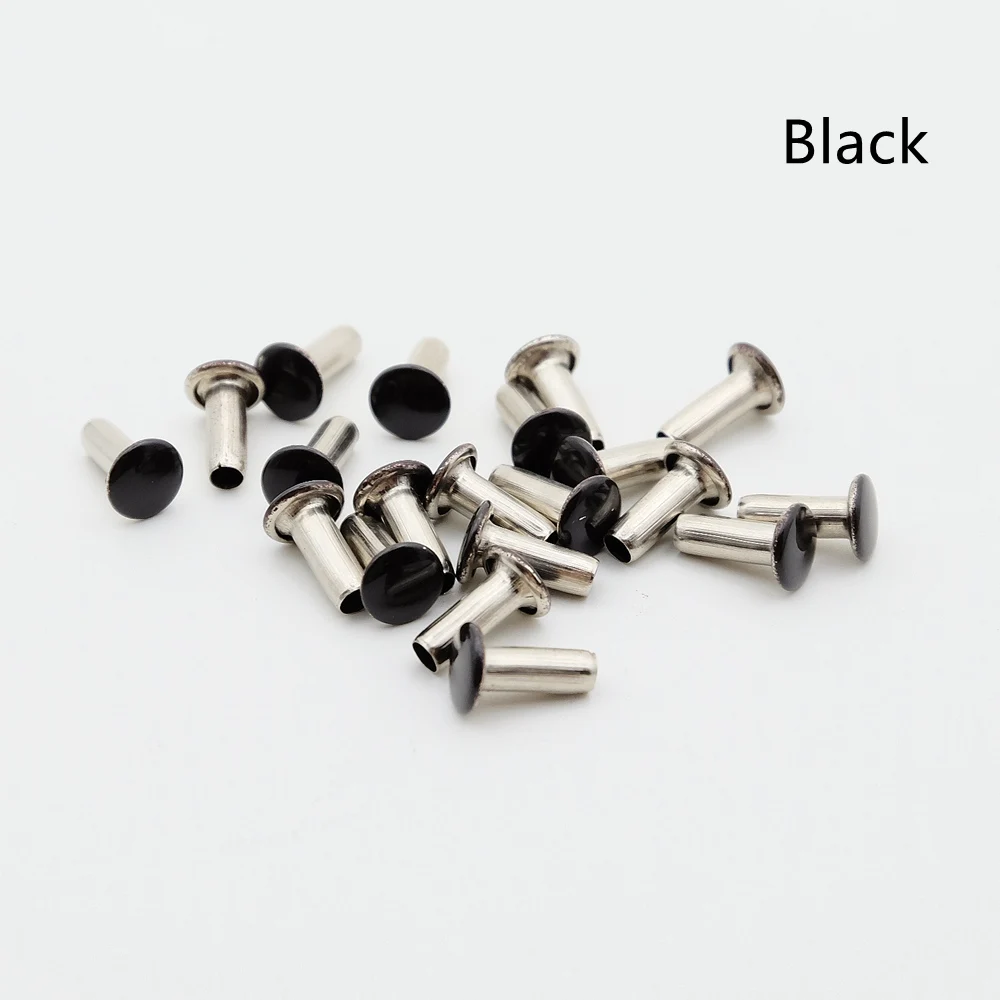 Colorful Metal Rivets For Spiral Binder Clip Loose-Leaf Rivets Stamping Tool Punch Silver/Bronze/Golden 20pcs/lot