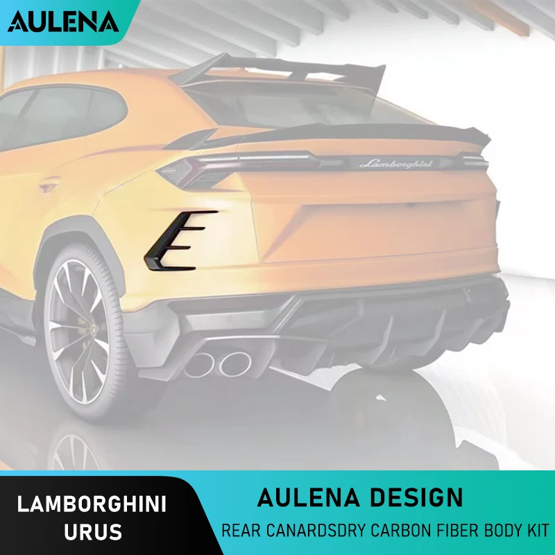 

Aulena Design Dry Carbon Fiber Body Kit Rear Canards Dry Carbon For Lamborghini Urus High Performance Aero Kit