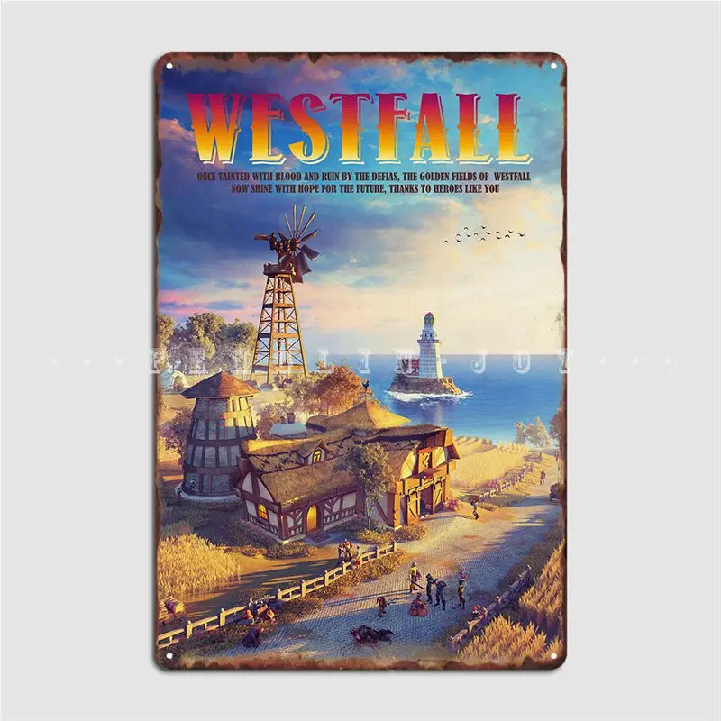 

Новый плакат Westfall, металлическая табличка для кинотеатра, гостиной, клуба, бара, забавные пластины, жестяные плакаты с вывесками