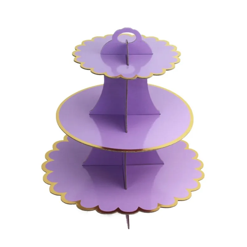 3 Layer Cake Stand Afternoon Tea Wedding Plate Party Tableware 3-layer-cake-stand-afternoon-tea-wedding-plate-party-tableware
