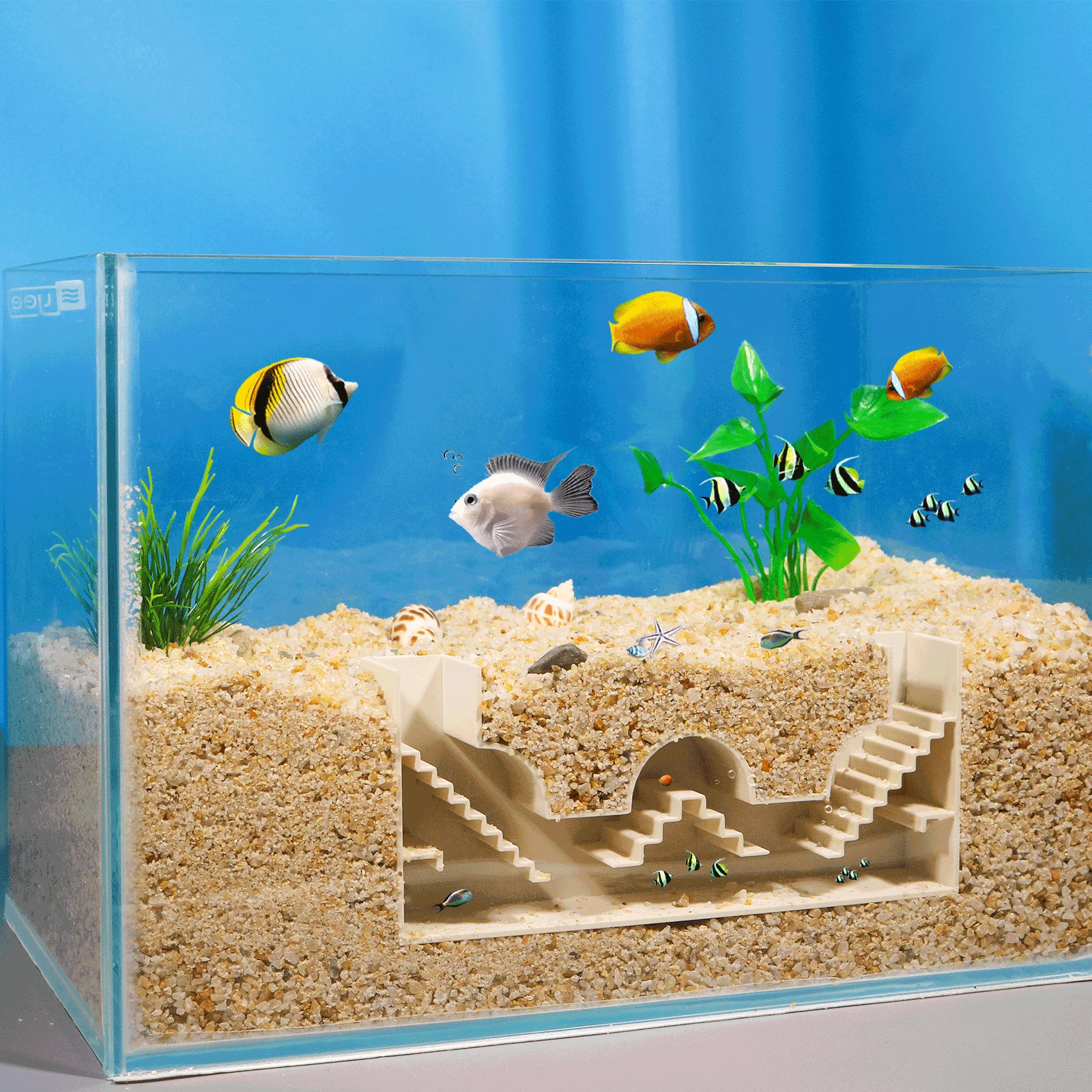 Aquarium Hide Shelter Fish Tank Shrimp Hide Fish Tunnel Underwater Aquarium Tunnel Tank Decor fish tank ornaments fish tank decorations aquarium ornaments