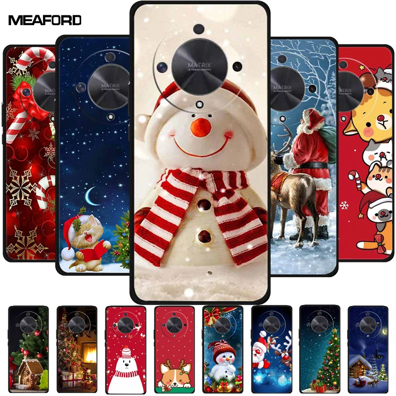Festive Christmas Soft TPU Silicone Phone Case