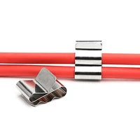 Kit de Clips de câbles en acier inoxydable, 50 pièces, Clip de fil pour panneau solaire, Module PV, gestion des fils pour Application solaire, remorque de bateau 6