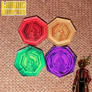 Monete Acriliche da Collezione Limbus Company: Dante Sinclair, Don Quixote - Accessori Cosplay, Modellini, Ornamenti e Oggetti di Scena