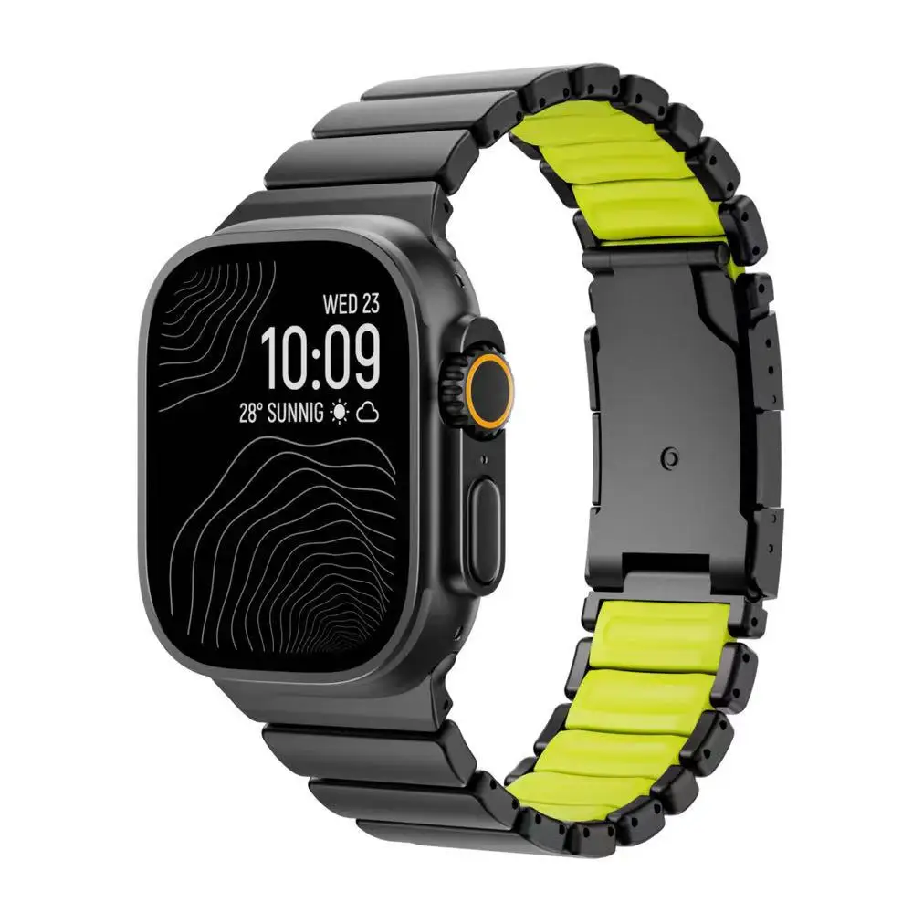 Titanium Silicone Magnetic Strap for Apple Watch Ultra 3/2 49mm thumbnail 9