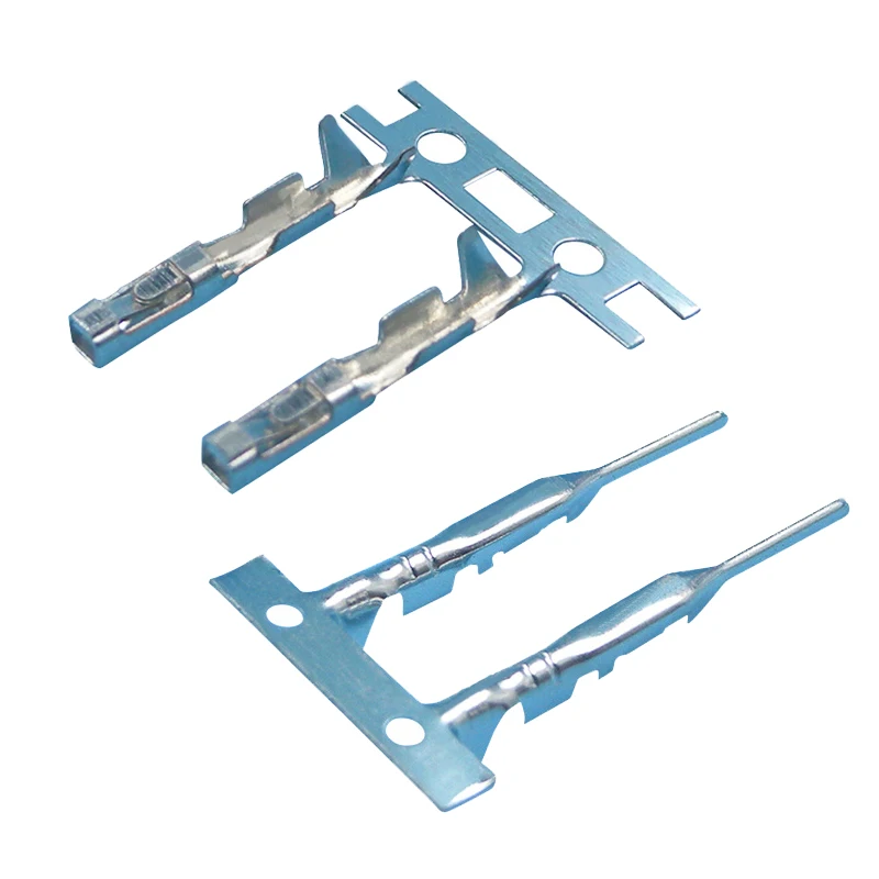 50/100Pairs Dupont Connector 2.54mm Jumper Wire Cable Pin Connector Terminal Male and Female Crimp Pins Kit Housing Jumper dupont wire jumper cable kit