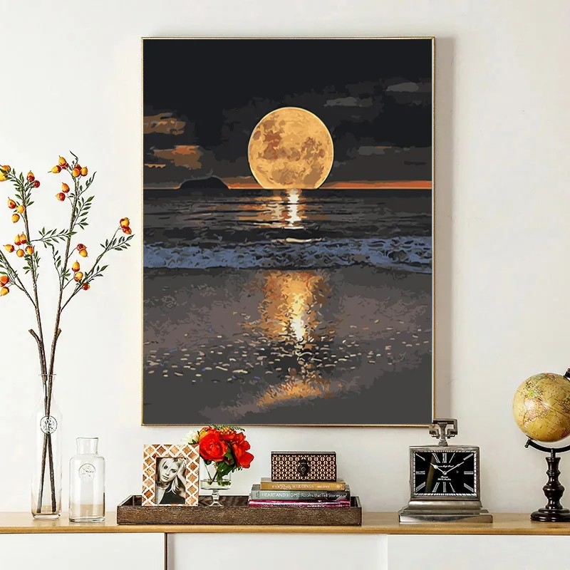 

86471 Decorative painting crystal porcelain painting manufacturers a generation of living room hanging painting hand-painted