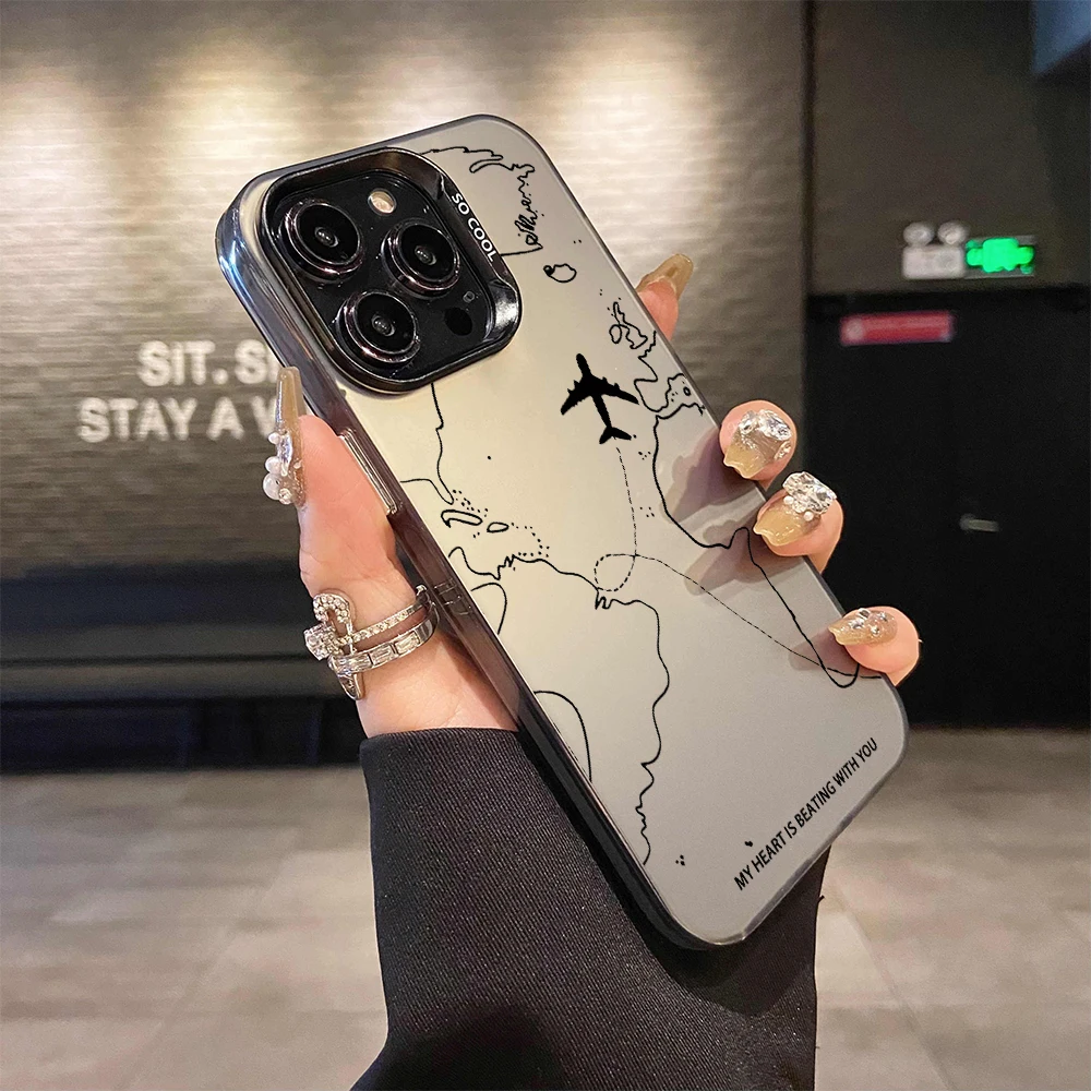 Sleek Laser Hard PC+TPU Phone Case Back Cover