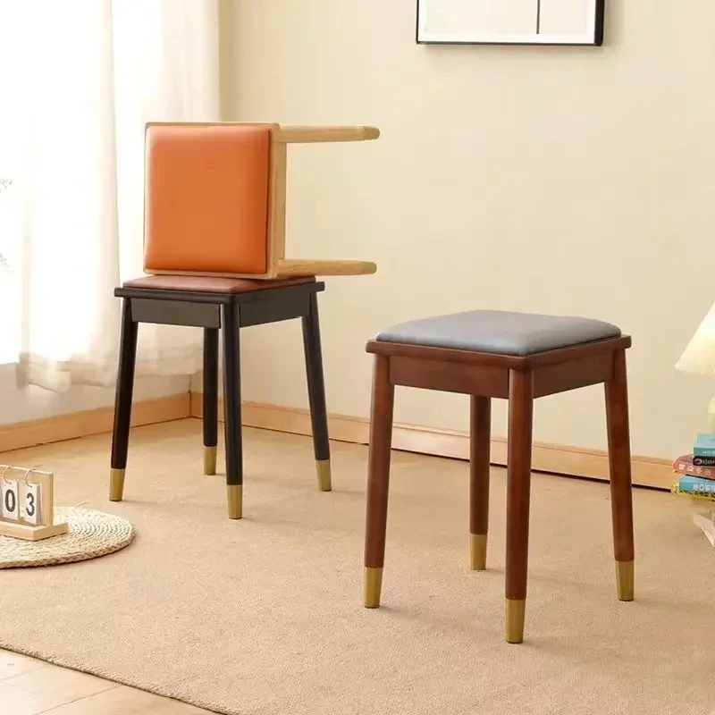 

0709 Low Stools Modern Home Solid Wood Small Square Bench Creative Sofa Stool Small Chair Change Shoes Bench Mx10111037