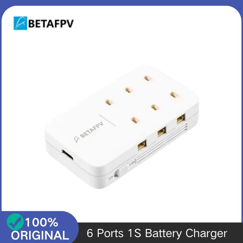 Câble Type-C connecté au chargeur de batterie 1S 6 ports avec adaptateur 30W