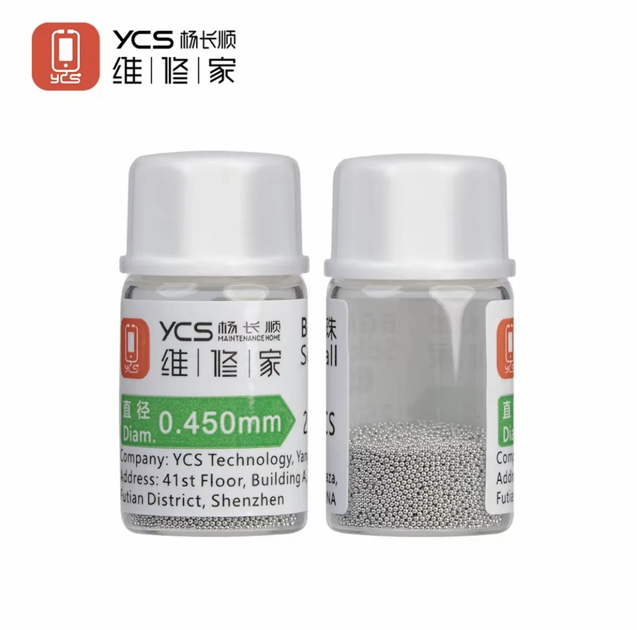 YCS BGA 솔더볼, 0.3-0.55mm, 다양한 크기, 25,000개 볼들이 한 팩에 담긴 형태, 모바일 IC 칩 BGA 주석 도금용.
