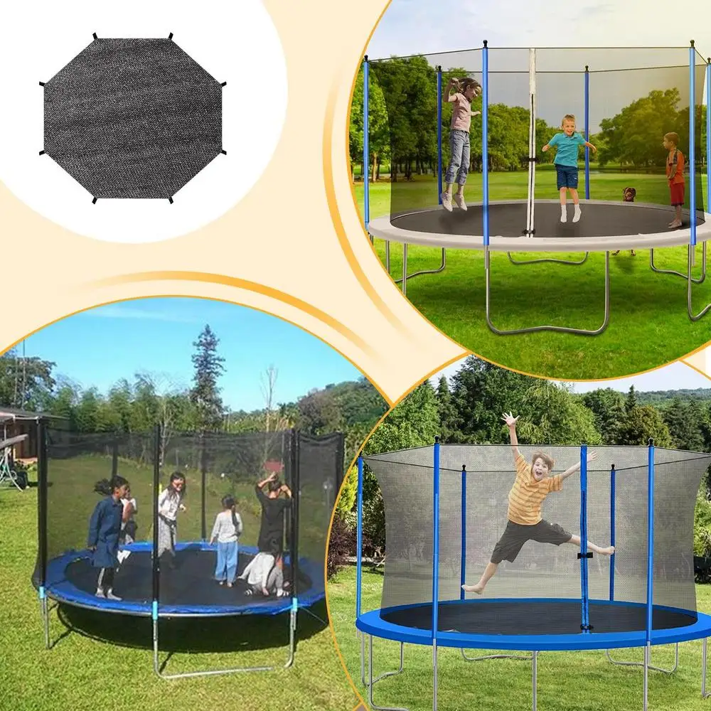 Description Picture 6 of itemRound Trampoline Sunshade Trampoline Sunshade Canopy Net Sun Protection Trampoline Sunshade Accessories For Birthday Parties
