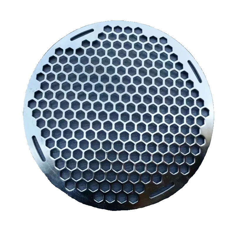 304 Stainl Steel round BBQ ill Net with Stand Punching Proc Portable Indoor Outdoor Tea Ceremony Charcoal Stove