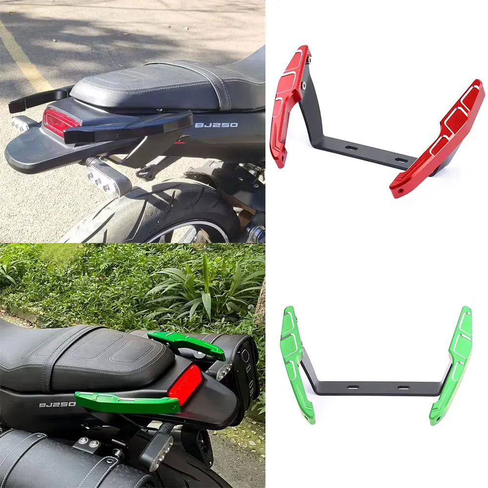 

For Benelli Leoncino 250 150 BJ250 Motorcycle Handrail Tail Bracket Handle CNC Aluminum Tail Armrest Thickened Rear Passenger