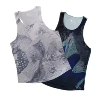 Athletics Tank Top Runnning Speed Fitness Shirt Guys Sleeveless Mens Clothing Athlete Track Field Singlet Run Vest Customization 1