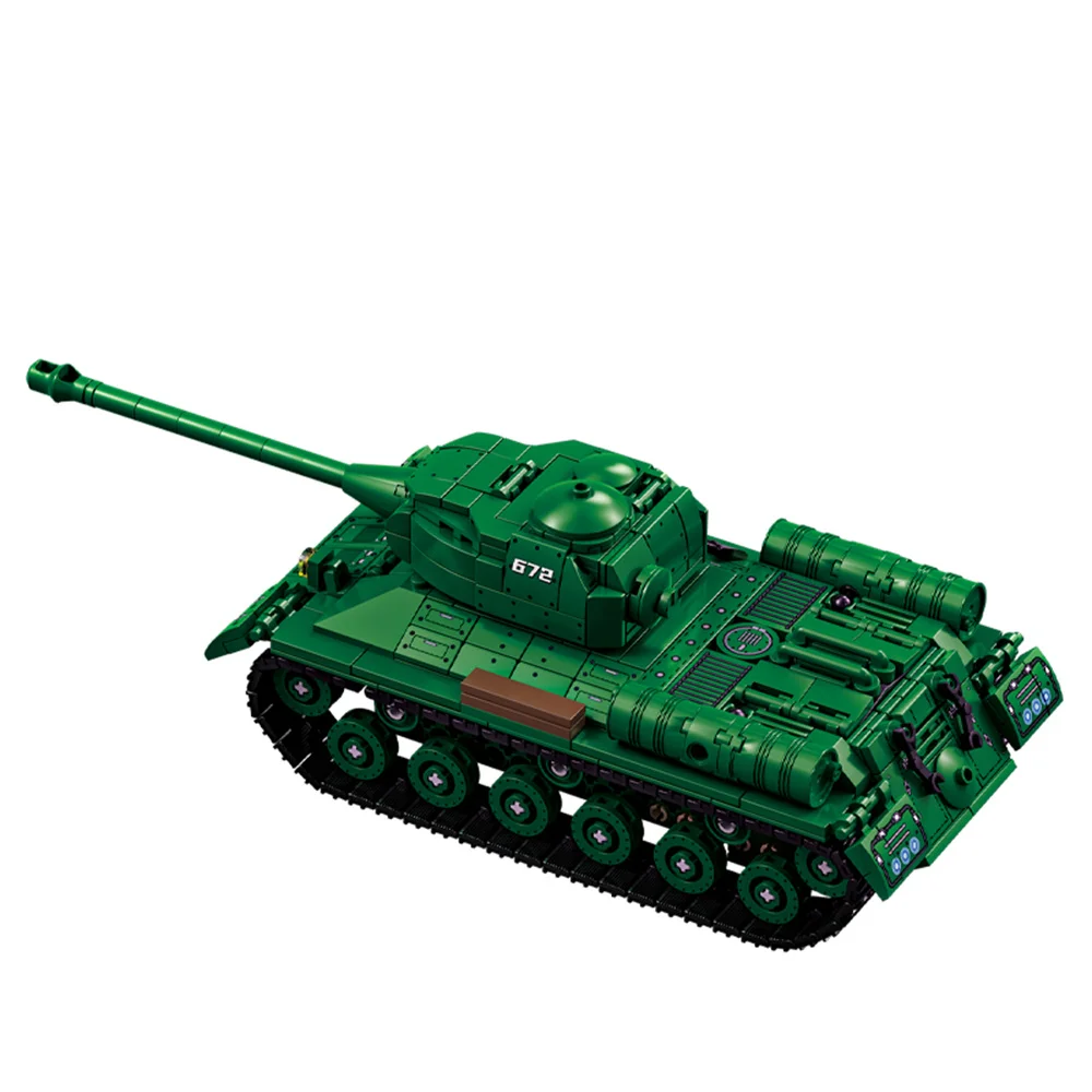 Militär Armee Soldaten Zweiter Weltkrieg Jagdpanzer TIGER/P Panzerzerstörer Bausteine Kinder DIY Spielzeug Geschenk – Detail 16